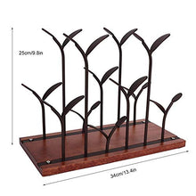 Organizer per vino, portabottiglie, elegante espositore da tavolo per 6 bottiglie da tavolo per famiglie(white)