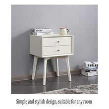 GXT WGZ- Comodino Camera Locker, Camera da Letto Comodino, Soggiorno Locker, Living Room Divano Fianco del Mobile (Color : Milky)
