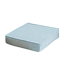 Cuscino del sedile imbottito quadrato, spugna addensare sedia cuscino cuscini patio mobili per pavimento sedile pavimento pads cibo interno sedia da esterno pads cielo blu 45x45x5cm (18x18x2in) yqaae