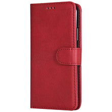 Bear Village Cover iPhone X/iPhone XS, Custodia Premium Flip Custodia per Apple iPhone X/iPhone XS, Custodia con Porta Carte e Chiusura Magnetica, Rosso