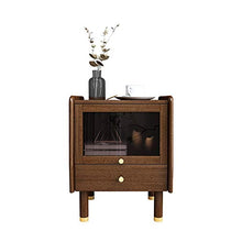 H-Comodini Camera Tavolino Laterale Comodino Noce Solido Nordic Bedside Governo di immagazzinaggio Camera Piccolo gabinetto Locker