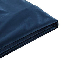 Beliani Fodera per Letto in Tessuto Blu Scuro Poliestere Lavabile 180 x 200 cm FITOU