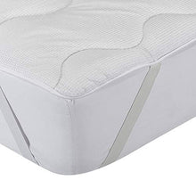 Classic Blanc - Topper / sovramaterasso in fibra termoregolatrice, media - alta durezza, 120 x 200 altezza 3 cm, Letto da 120. Tutte le misure
