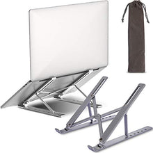 Supporto per Laptop,Alluminio Stabile e Antiscivolo Regolabile in Angolazione Regolabile,Piattaforma di Sollevamento Per Laptop Leggera Compatibile con MacBook Air/pro,Huawei Matebook D/altri Tablet