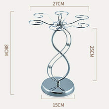 Sebasty Supporto for Bicchiere da Vino in Ferro Calice Staffa for Vino Decorazione da Parete Infinity Symbol Ornament