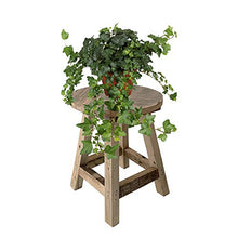 Mojawo - Sgabello per fiori, in legno, diametro 26,5 cm, altezza 32 cm