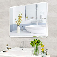 Wubing Specchio da Bagno Specchio Gratuito Punzonatura Specchiera da Bagno Specchio per vetri Specchio da Bagno a Prova di Esplosione per Realizzare Il Tuo Bellissimo Specchio