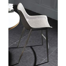 LXYPLM Sgabello Sedie Bar Barstools Sedie in Ferro battuto banco Bar, Cucina Pub caffè in Stile ozio Creativo Alti sgabelli industriali con Schienale Arredo Bar Cucina (Color : Gray)