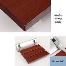 Accessori da bagno - Yushi ~ pieghevole parete doccia Sgabelli Parete doccia in legno di seduta sgabello pieghevole di legno cambiare le scarpe di feci for gli anziani / disabili Anti-Slip doccia Sedi