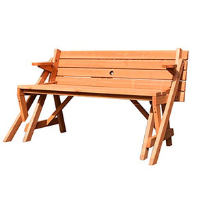 Legno massello da esterno Tavoli e sedie per il tempo libero panchine multifunzionali da balcone, sedute da cortile con braccioli e schienali, antipioggia e antisole, impermeabili e anticorrosivi