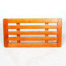 AYHa Bagno sgabello di legno Barrel Poggiapiedi Passo Bench piccolo sgabello rettangolo sgabello da doccia Sgabello Pedale impermeabile antiscivolo Doccia Bench