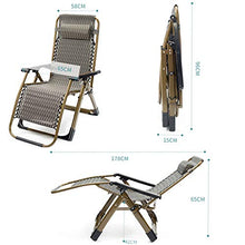 Design ergonomico Zero Gravity Chair, poltrona da esterno, poltrona reclinabile, sedia reclinabile da campeggio con angolo regolabile, reclinabile pieghevole, lounge per esterni, interni, casa e cuc