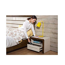 RKRLJX Comodino, Comodino Bianco, Comodino, Piano in Legno, Facile da Pulire, Easy Pull Type, Camera da Letto, Soggiorno, 1 Cassetto Comodino