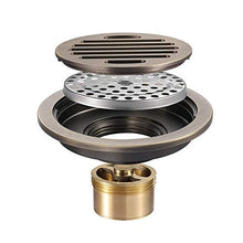 Nosterappou Scarico a Pavimento Anti-troppopieno Anti-troppopieno Anti-intasamento, Funzione di filtrazione e drenaggio Superiore - Adatto per Bagno, Cucina, Balcone, Zona Lavanderia
