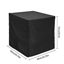 PreTTYLE - Copertura quadrata per tavolo da giardino, per barbecue, impermeabile, per esterni, set di mobili rettangolari