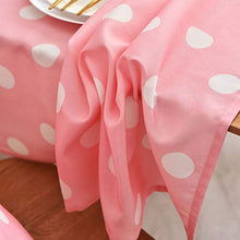 WSJIABIN Tovaglia Decorativa per la casa Tovaglia Rosa Moderna Semplice nordica in Tessuto di Cotone e Lino Piccoli Punti freschi tovaglia da tè Impermeabile
