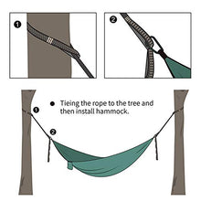 MHGLOVES Amaca da Esterno per Campeggio Viaggio in Nylon, Amaca da Giardino Traspirante E Ad Asciugatura Rapida, Portatile Amaca da Viaggio Ultraleggera Portata 200 kg per Giardino