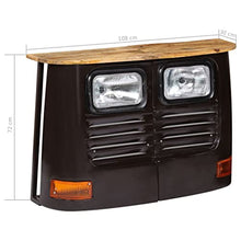 vidaXL Legno Massello di Mango Credenza Camion Grigio Scuro Armadietto Madia