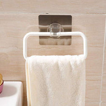 BALLYE Portasciugamani Aspirazione Portasciugamani per Bagno a Parete ABS per Doccia Utensili da Cucina 12,2 18 cm