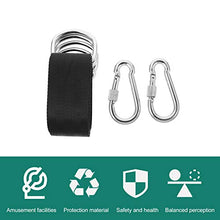 Toddmomy 1 Set Albero Altalena Appesa Cinghie Amaca Albero Cinghie Kit di Sospensione con Serratura Poliestere Snap Moschettone Ganci per Parco Giochi Portico Paio Indoor Outdoor