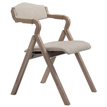 Chair QL sedie richiudibili Sedia Da Pranzo Retrò In Legno Massello Pieghevole, Poltrona Rimovibile E Lavabile Con Schienale E Braccioli, Sedia Da Scrivania Con Sgabello Imbottito, Sedile Per Il Tempo