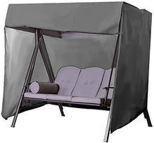 Telo copritavolo da esterno Patio Mobili di protezione Covers da giardino in rattan copertura Mobili Rattan oscillazione antivento impermeabile Pioggia Neve polvere antivento Anti-UV (nero / 225x155x1
