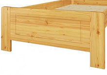 Erst-Holz Solido Letto Classico 90x200 in Pino massello Laccato con doghe rigide 60.37-09