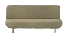 Eysa Italia Cora Copridivano Bielastico Clic Clac 3 Posti, Poliestere-Cotone, Lino, 36x27x14 cm