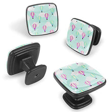 Cartoon mongolfiera 4 PCS Pomelli per Porta, Pomolo per Mobile, Pomelli per Mobili con Viti, Maniglia per Armadietto, Pomelli per Porta, Pomelli per Cassetti per Porta, Armadio, Cassetto e Credenza