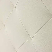 P17 | Testiera in Ecopelle | Rombo | 160X60 | (Bianco)