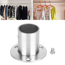 Supporto per flangia per asta, 10 pezzi in acciaio inossidabile 25 mm con flangia in tessuto per presa per asta Supporto per tubo con flangia addensata