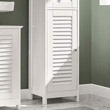 SoBuy mobile a colonna bagno salvaspazio Bianco Con Cassetti L32*A170*P30 cm, FRG236-W (Bianco)