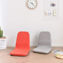 MeiMei Giapponese Lazy Couch Pieghevole Piccolo Divano Letto Singolo bay Window Bedrest Sedia (Color : Orange)