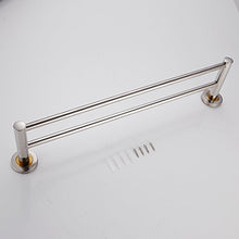 Portasciugamani da bagno in acciaio inox a parete spessa da 1 o 2 supporti da 40 cm / 50 cm / 60 cm