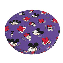 Copertura rotonda per sgabello da bar Topolino per sedia e sedia, lavabile, elastica, per sgabelli rotondi da 35,6 cm