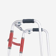 zvcv Sedia di Vimini della Canna del camminatore ausiliario della Lega di Alluminio del camminatore di Aiuto alla deambulazione