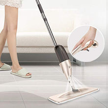 WAMSY Mop Mop Spray per Pavimenti in Legno Mop Mop con Tampone Lavabile in Microfibra Detergente Rapido con Acqua Ricaricabile
