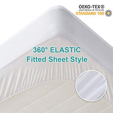 Hansleep Coprimaterasso Impermeabile Singolo di bambù 150x200cm, Angoli Estici Ampi Fino a 50cm, Proteggi Materasso Antiacaro & Silenzioso