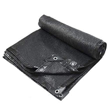 AOHMG Telone Ombreggiante, 85% Frangisole Frangivista Bordo Nastrate con Occhielli Rete Ombreggiante/Ombra, per Kennel Barn Piscina,Black_4x6m/12x18ft