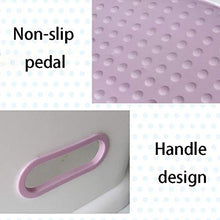 HUIJ Toilet Stool Medically Tested Fisiologico Bagno Bagno Antiscivol Sgabello Multifunzionale scalino da Bagno pedana universali Portatili durevoli