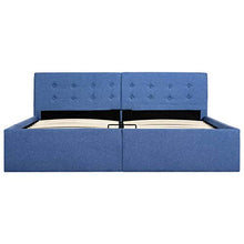 SKM Giroletto Idraulico con Contenitore Blu in Tessuto 160x200 cm