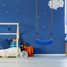 OhhGo - Dondolo rigido per bambini, in PVC, per interni ed esterni, colore: Blu