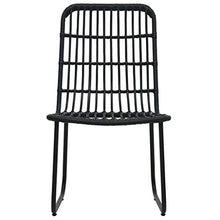 vidaXL Set da Pranzo da Giardino 3 pz in Polyrattan e Vetro
