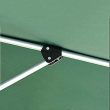 Tavoli E Sedie Ombrelli di Alluminio, 270cm, con manovella, Double Top Traspiranti, Ispessito Balcone Giardino Piegatura Esterni Ombrello Esterno (Colore: Bianco, Dimensione: Doppio Top) ZDWN