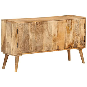 vidaXL Legno Massello di Mango Credenza 110x30x60 cm Madia Mobile Armadietto