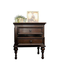 XUSHEN-HU Legno Solido Comodino Camera da Retro Low Comodino Piccolo Governo di immagazzinaggio cassetto Mobile ad Angolo (Colore: Brown, Dimensione: 58x45x65cm)