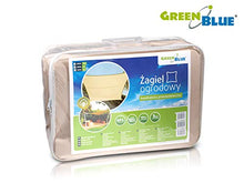 Green Blue Vela Solare Quadrato Triangolo Crema Superficie Idrofobica Impermeabile Protezione Solare Anti UV(Quadrato, 3.6m)