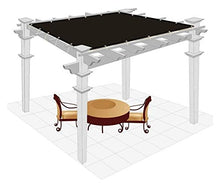 Panno dello Schermo Canopy Tenda Rettangolare 90% Schermo del Tessuto Parasole estremità di Banda del Panno con Occhielli, Sun Block Maglia dello Schermo for Pergola Canopy Maglia Ombra