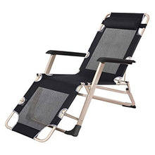 SHUAIIJUAN Sedia per il tempo libero domestico Folding Patio Lounge Poltrone Sdraio reclinabile pieghevole Poltrona reclinabile for Beach patio giardino esterno di campeggio con poggiatesta Max.250kg