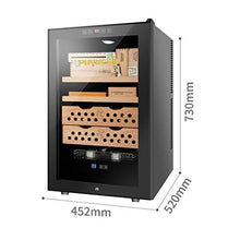 Armadio per Sigari Elettronico Sigaro Nudo in Legno di Cedro Umidificatore per Sigari A Temperatura E umidità Costanti La Struttura in Legno A Quattro Strati di Grande capacità può Contenere 400
